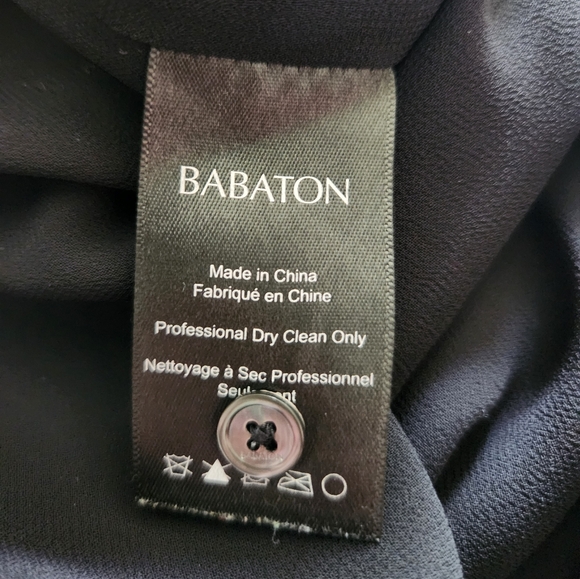 Babaton Japanese crepe fabric sleeveless dress - Picture 8 of 11